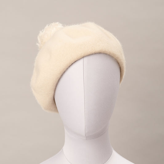 LEO BERET (IVORY)